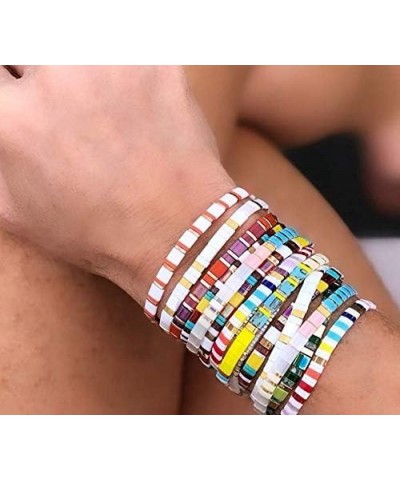 Tila Beads Stretch Bracelets Wrap Friendship Bracelets Women Beach Bracelets 303B $11.99 Bracelets