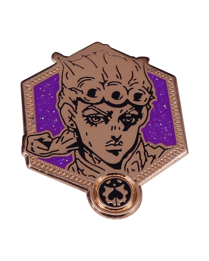 Bruno Bucciarati Pin Jjba Enamel Pins Set Cute Cartoon Brooches Lapel Badge Josuke Josuke Higashikata Pin Accessories Giorno ...