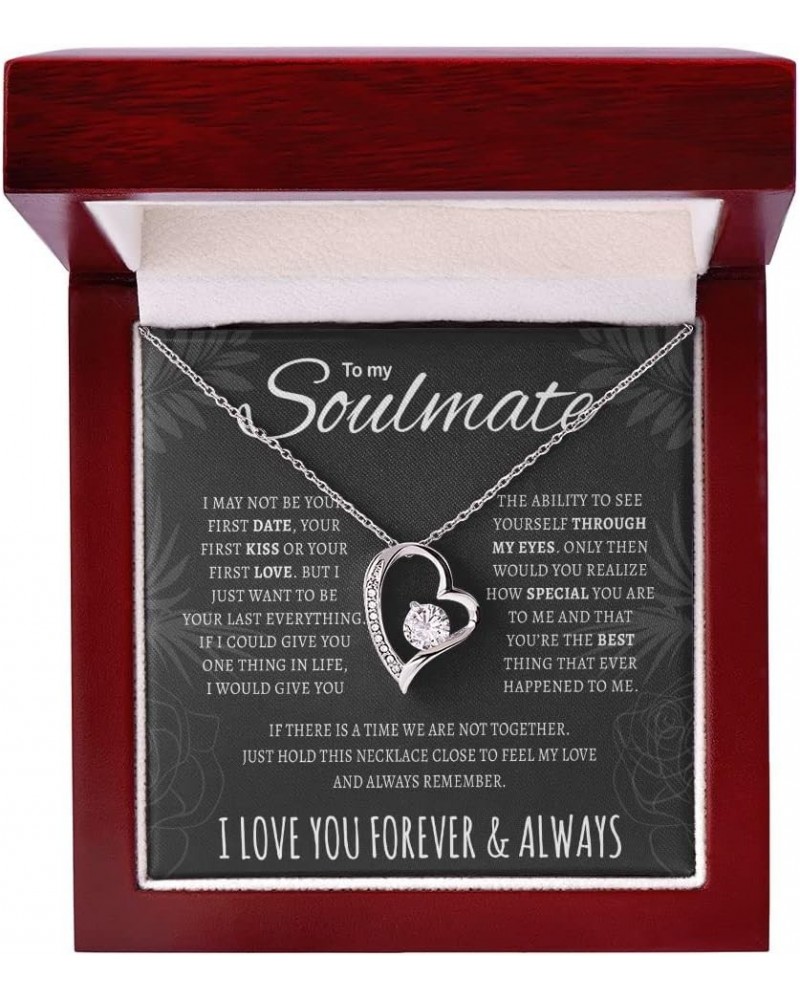 To my soulmate necklace, Love Necklace For Her, Gifts For Wife From Husband - Fiance Gifts For Her, Couple Gifts, Girlfriend ...