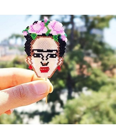 Frida HandMade Miyuki Necklace and Brooch Pin - Unique Design A+ Quality Brooch Model 2 $11.56 Brooches & Pins