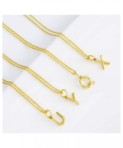 Letter Necklaces Gifts for Women Girls : 14k Gold Plated Dainty Initial Charms Personalized Name Teens Kids Birthday Jewelry ...