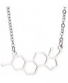 Estrogen Molecule Necklace Female Symbol Necklace Gift for Women estrogen $8.39 Necklaces