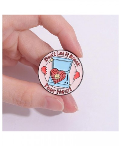 9 Pieces Funny Enamel Pins for Backpacks Jackets Hats, Cute Moon Witches Cartoon Decorative Brooch Pins Set Heart Break $10.2...