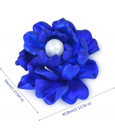 Elegant Crystal Blooming Rose Flower Brooch Lapel Pin Breastpin for Women Birdal Cardigan Hat Scarf Suit Sweater Floral Pins ...