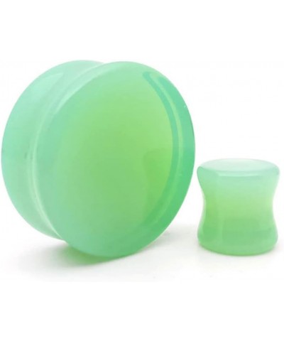 Mint Green Opalite Glass Ear Plug gauges 22mm- 7/8 inch $7.68 Body Jewelry