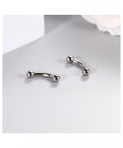 Pair 14G 16G G23 Solid Titanium Shield Nipple Rings Nipple Barbell Internally Threaded Nipple Jewelry Tongue Piercing Bridge ...