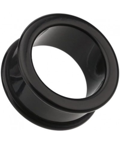 Flexible Silicone Double Flared Ear Gauge Tunnel Plug 7/8" (22mm), Black $9.35 Body Jewelry