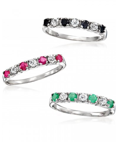 1.50 ct. t.w. Multi-Gemstone Jewelry Set: 3 Rings in Sterling Silver $34.32 Rings