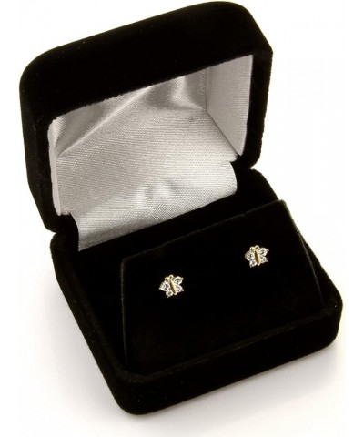 14k Yellow Gold Half Ball Diamond Cut Stud Earrings with Screw Back - 6 Different Size Available 6 mm $39.52 Earrings