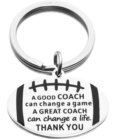 Thank You Gift for Coach Football Soccer Basketball Baseball Tennis Coach Keychain Gift Great Coach Gift Football Coach $8.15...