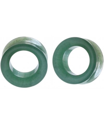 soscene Ear Gauges Center Hole Jade Organic Stone Ear Plugs Sold in Pairs 22mm-7/8 inch $11.79 Others