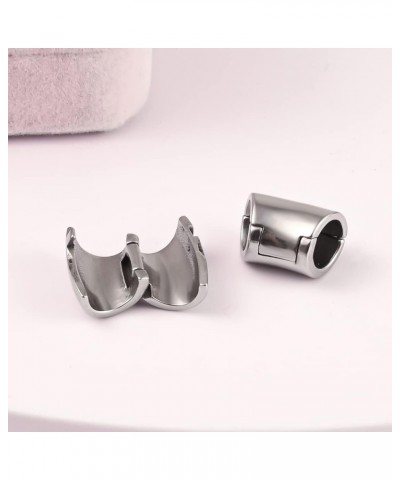 2PCS Ear Lobe Cuff Ears Gauges Ear Plugs Body Piercing Tunnels 316 Stainless Steel Hypoallergenic Body Jewelry Silver $12.75 ...