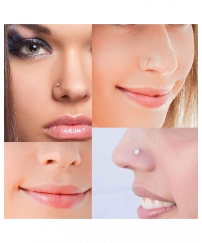 Fake Nose Ring Fake Piercings Fake Nose Rings Nose Cuffs Fake Nose Piercing Fake Nose Hoop Faux Nose Rings for Women Faux Nos...