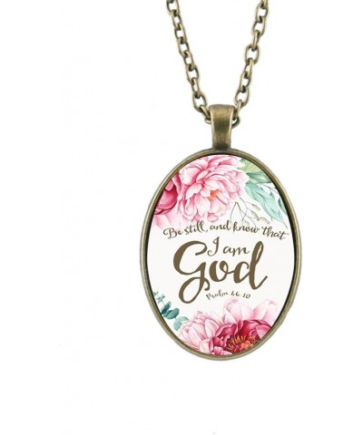 Inspirational Necklace for Women Mom Christian Gift Faith Necklace Religious Scripture Jewelry 5pcs Bible Verses 2 Zinc $9.53...