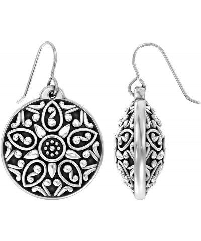 925 Sterling Silver Filigree Dangle Earrings Lightweight Antique Balinese Dangle Drop Earring for Women Filigree Disc $15.67 ...