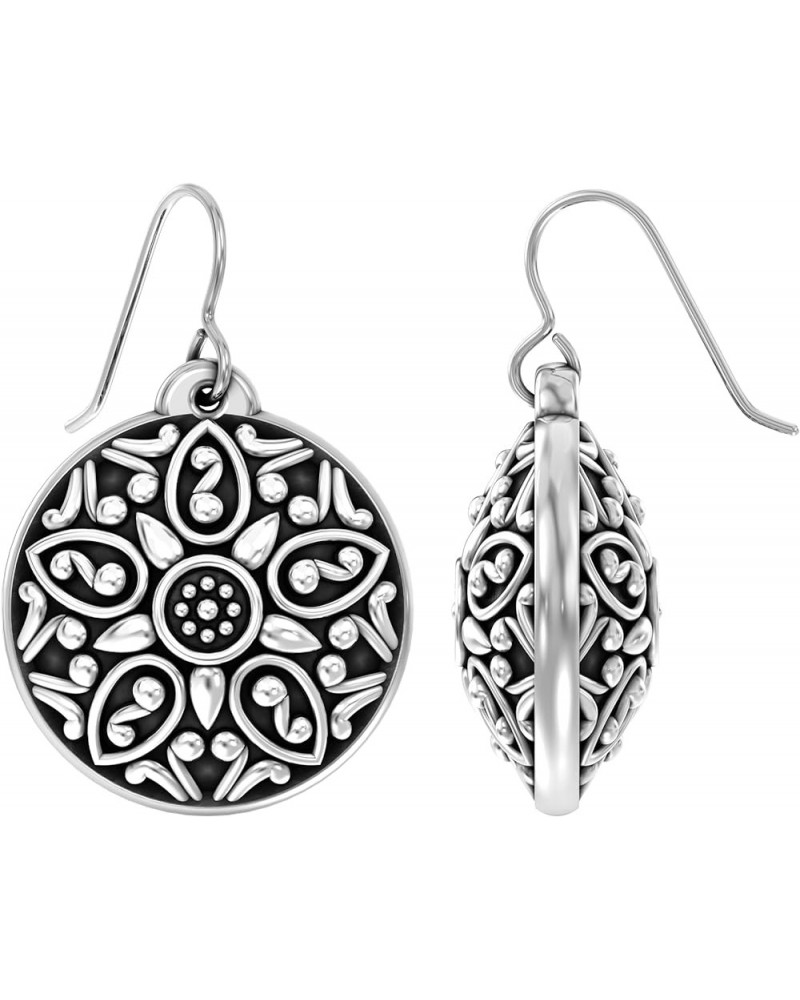 925 Sterling Silver Filigree Dangle Earrings Lightweight Antique Balinese Dangle Drop Earring for Women Filigree Disc $15.67 ...