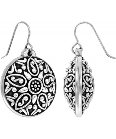 925 Sterling Silver Filigree Dangle Earrings Lightweight Antique Balinese Dangle Drop Earring for Women Filigree Disc $15.67 ...