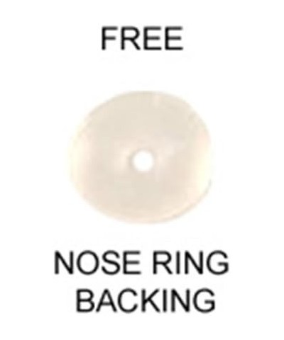 Titanium Nose Ring Straight, Lbend, Screw, Bone Choose Your Color & Style 3mm Round Stone 18G Black-10mm Straight $9.51 Body ...