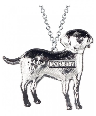 Cute Black Labrador Retriever Necklace Pendant Zinc Alloy Enamel Puppy Dog Lab Jewelry Gifts Charm for Women Girls Rose $9.27...