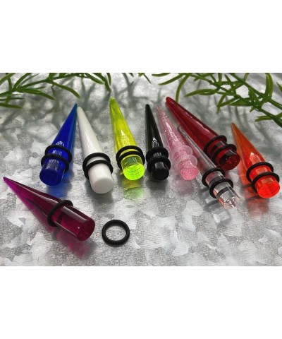 PAIR of Acrylic Expansion Tapers Ear Expander Plugs Gauges 14g thru 1" available! Blue - 2g (6mm) $10.41 Body Jewelry