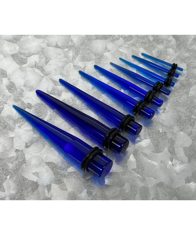 PAIR of Acrylic Expansion Tapers Ear Expander Plugs Gauges 14g thru 1" available! Blue - 2g (6mm) $10.41 Body Jewelry