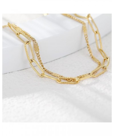 Ankle Bracelets for Women, 18K Gold Plated Dainty Layered Anklet Bracelets Boho Summer Beach Foot Chain Jewelry Gifts A: 2 La...