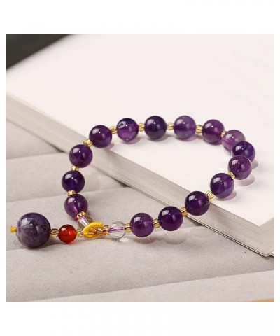 Natural Amethyst Stone Bracelets for Women Beaded Bracelets Crystals and Healing Stones Jewelry Handmade Unisex Charm Gift $8...