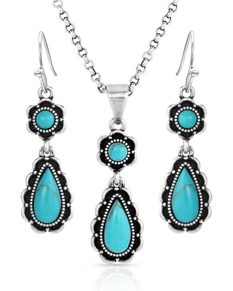 Turquoise Western Inspired Jewelry Set (Spring Showers) $45.00 Jewelry Sets