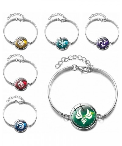 Adjustable Genshin Impact Bracelet,God's Eye Time Gem Bracelet，Animne Luminous Bracelet electric $11.49 Bracelets