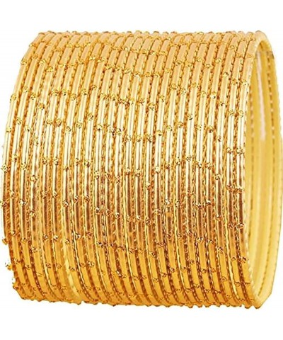 Bangles Bracelets For Women Fancy Bangles For Women Bangle Bracelets Alloy Metal Indian Bridal Jewelry Set For Wedding GOLD C...