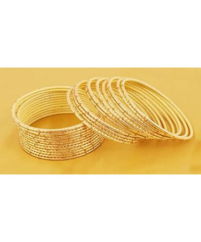 Bangles Bracelets For Women Fancy Bangles For Women Bangle Bracelets Alloy Metal Indian Bridal Jewelry Set For Wedding GOLD C...