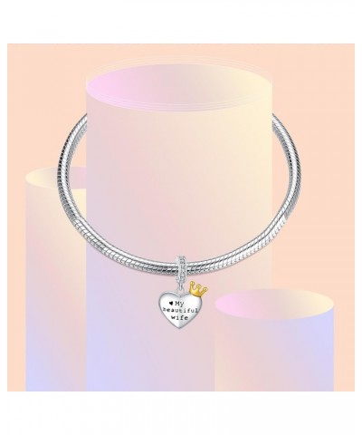 Happy Birthday with Love Charm for 925 Sterling Silver for Women's Bracelets & Necklaces Dangle Pendant for Christmas Day Val...