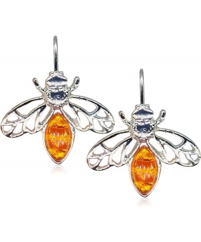 Elegant Queen Rhinestone Animal Drop Dangle Earrings Charms Dancing Bee Earrings For Women Girls style-2 $7.53 Earrings