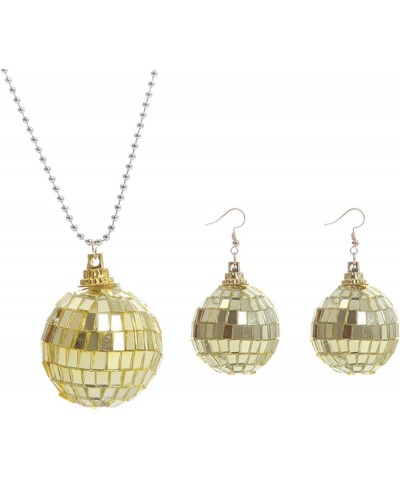 Disco Ball Earrings 24mm 70'S Disco Punk Earrings for Women Girls Jewelry T $5.93 Earrings