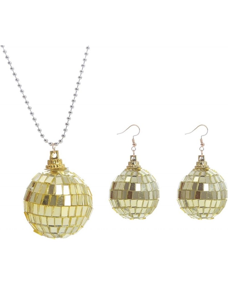 Disco Ball Earrings 24mm 70'S Disco Punk Earrings for Women Girls Jewelry T $5.93 Earrings