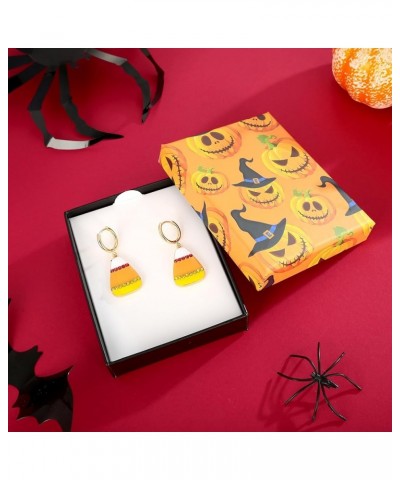 Halloween Earrings for Women Cute Pumpkin Dangle Earrings Candy Corn Earrings Fun Spider Web Witch Cat Earrings Halloween Jew...