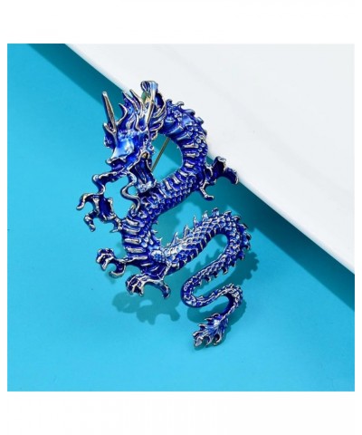 Enamel Flying Dragon Brooches For Women Eanmel Fly Dragon Animal Brooch Pin red $9.87 Brooches & Pins