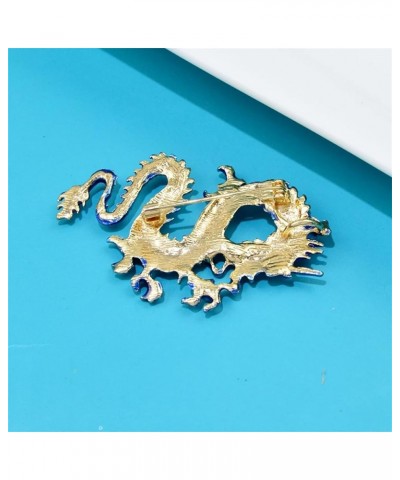 Enamel Flying Dragon Brooches For Women Eanmel Fly Dragon Animal Brooch Pin red $9.87 Brooches & Pins