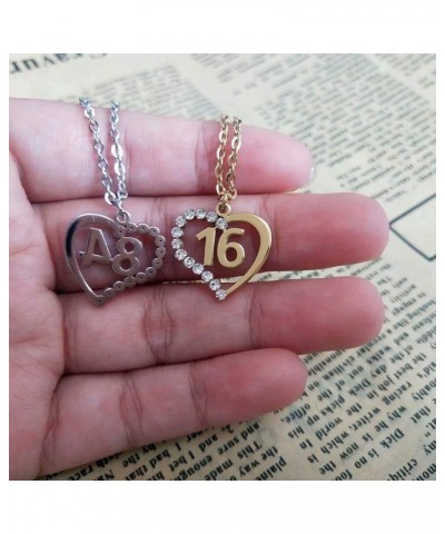 Stainless Steel Birth Year Number 10 to 99 Necklace Birthday Gift Anniversary Jewelry for Women 53 $13.03 Necklaces