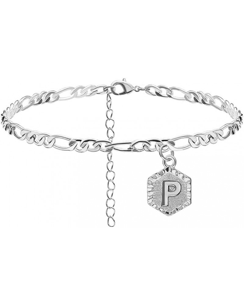 Ankle Bracelets for Women Silver Initial Anklet Gold Letter Anklet with Initials Silver Anklets for Women Gold Anklet Bracele...