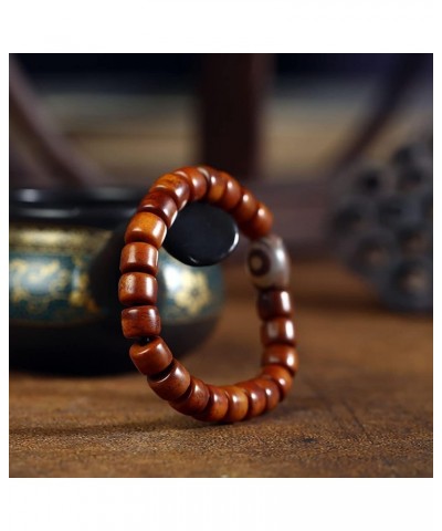 Natural Tibetan Old Yak Bone Mala Bracelet Meditation Healing Prayer Beads for Women Men $22.42 Bracelets