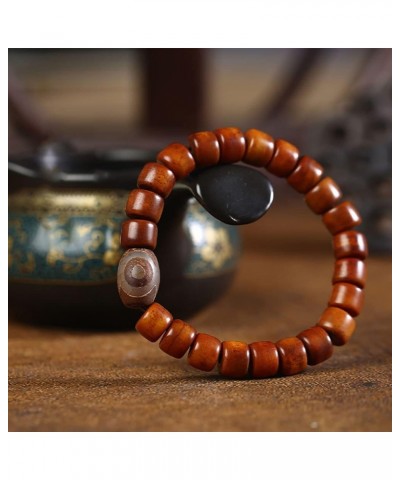 Natural Tibetan Old Yak Bone Mala Bracelet Meditation Healing Prayer Beads for Women Men $22.42 Bracelets