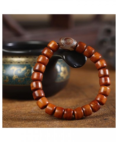 Natural Tibetan Old Yak Bone Mala Bracelet Meditation Healing Prayer Beads for Women Men $22.42 Bracelets