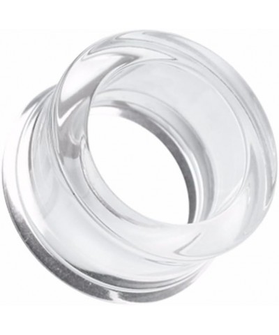 Basic Acrylic Double Flared Ear Gauge WildKlass Tunnel Plug (Sold as Pairs) 1/2" (12.5mm) Clear $9.68 Body Jewelry