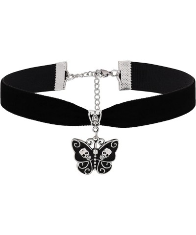 Goth Butterfly Luna Moth Choker, Goth Choker, Gothic Choker, Gothic Necklace, Halloween Christmas New Year Jewelry Gift for W...