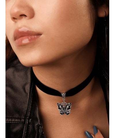 Goth Butterfly Luna Moth Choker, Goth Choker, Gothic Choker, Gothic Necklace, Halloween Christmas New Year Jewelry Gift for W...