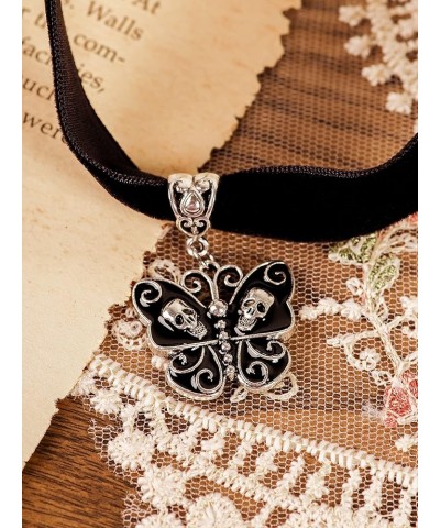 Goth Butterfly Luna Moth Choker, Goth Choker, Gothic Choker, Gothic Necklace, Halloween Christmas New Year Jewelry Gift for W...