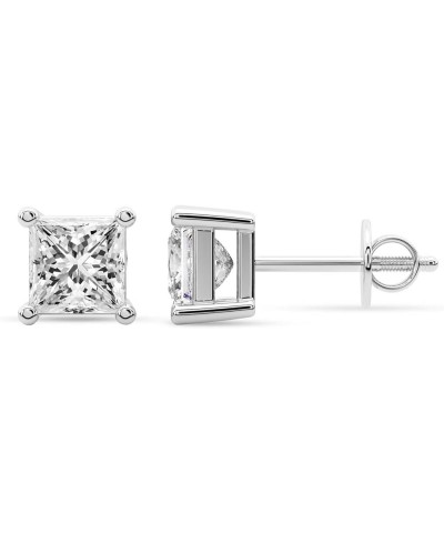 1/6 Carat- 12 Carat Lab Grown Diamond Earrings | IGI Certified Solitaire Lab Diamond Stud Earrings 4 Prong | F-G Color, VS1-V...