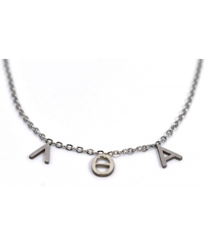 Lambda Theta Alpha Necklace — LTA Name Necklace, Stainless Steel Sorority Gifts Necklace, Long-Lasting Lambda Theta Alpha Gif...