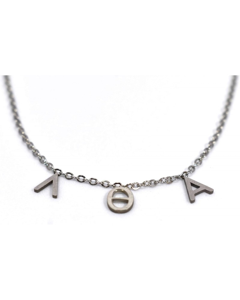 Lambda Theta Alpha Necklace — LTA Name Necklace, Stainless Steel Sorority Gifts Necklace, Long-Lasting Lambda Theta Alpha Gif...